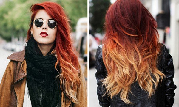 cabelo-fire-ombre-vermelho-loiro